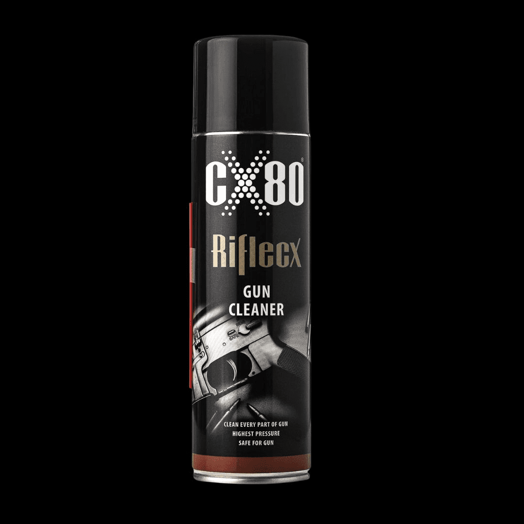 Aerosol can of CX-80 HiTech gun cleaner spray.