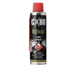A can of CX80 Multiplex care spray with a red cap.