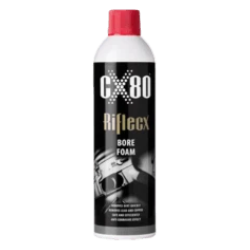 A can of CX-80 Hi-Flex foam spray with red cap.