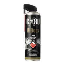 A can of CX-80 Ridex Care Spray for shoe protection.