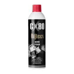 A can of CX-80 Ridgex foam sealant with red cap.