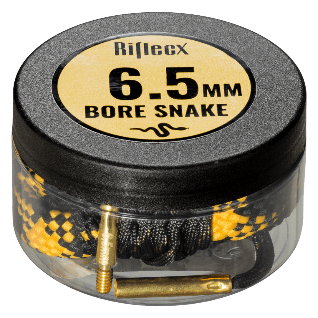 6.5mm bore snake for cleaning firearms.